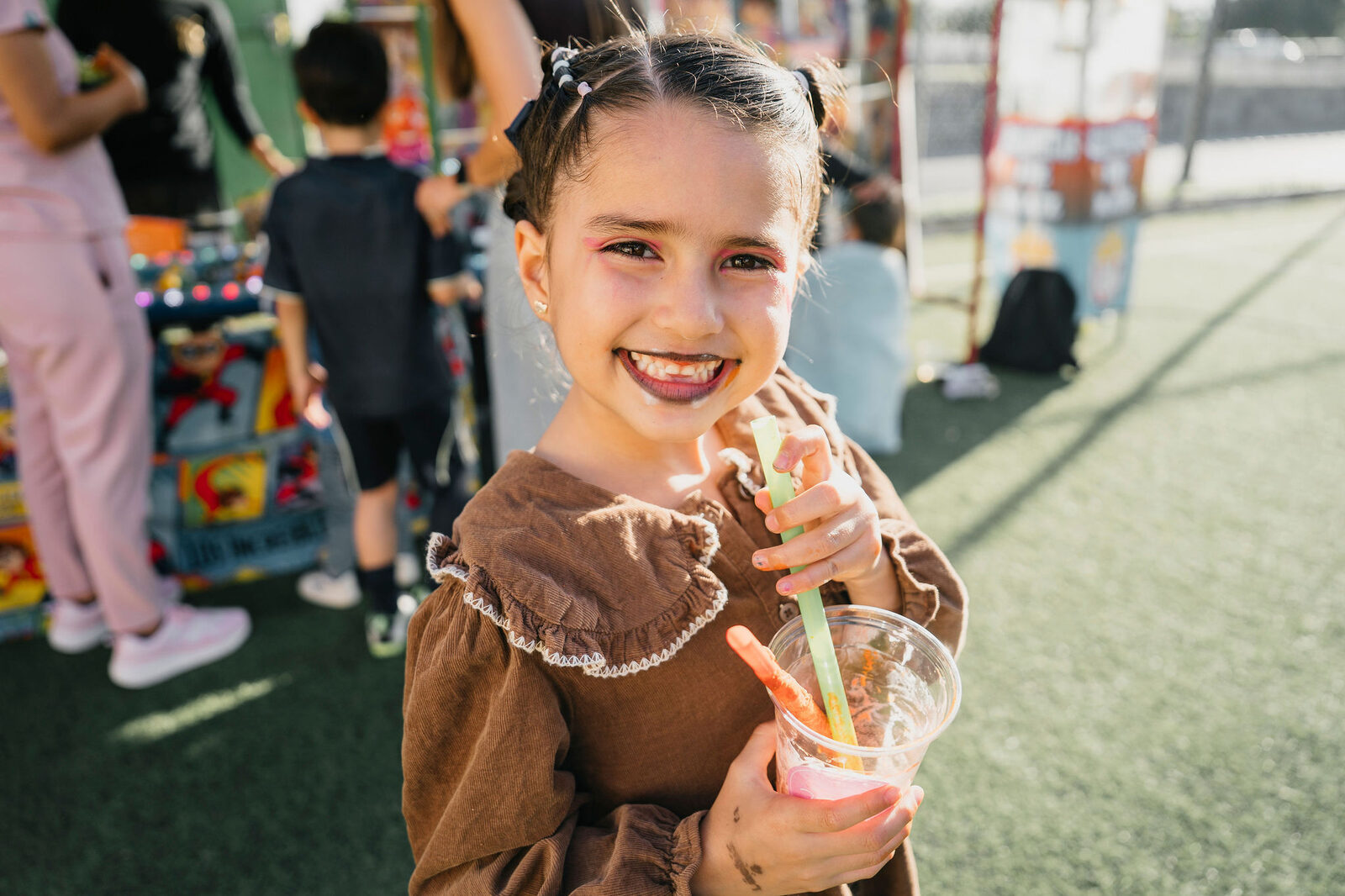 Niños en plena fiesta